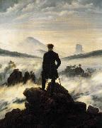 Caspar David Friedrich The Wanderer above the Mists oil painting reproduction
